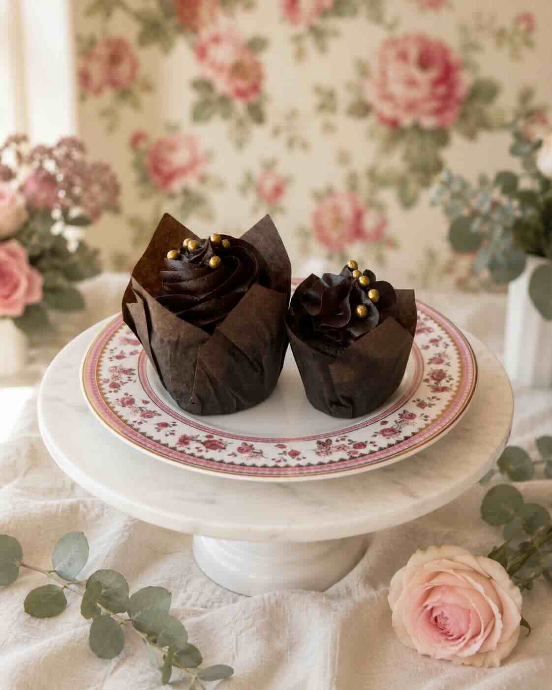 Chocolate cupcake with chocolate buttercream