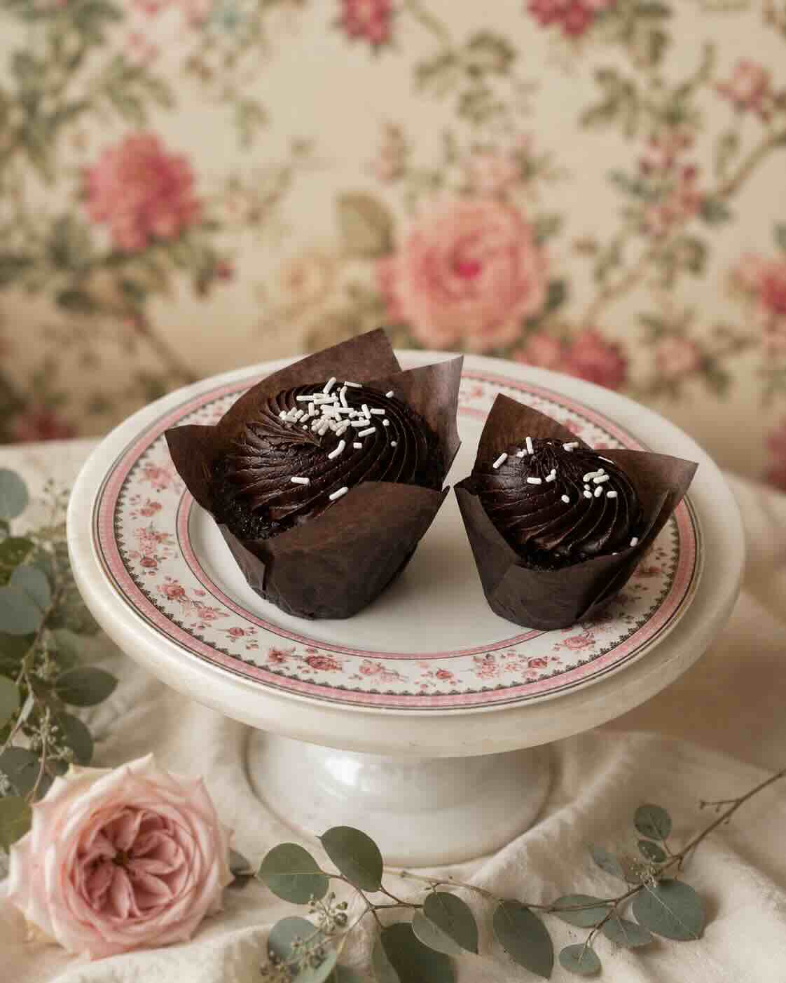 Chocolate cupcake with espresso buttercream
